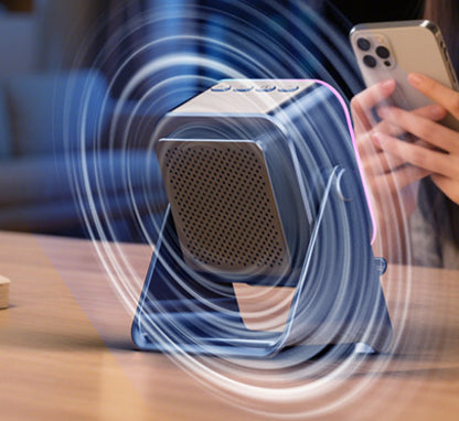 Ferron Induction Speaker — 5-in-1 Wireless Speaker, Phone Stand & RGB Mood Light