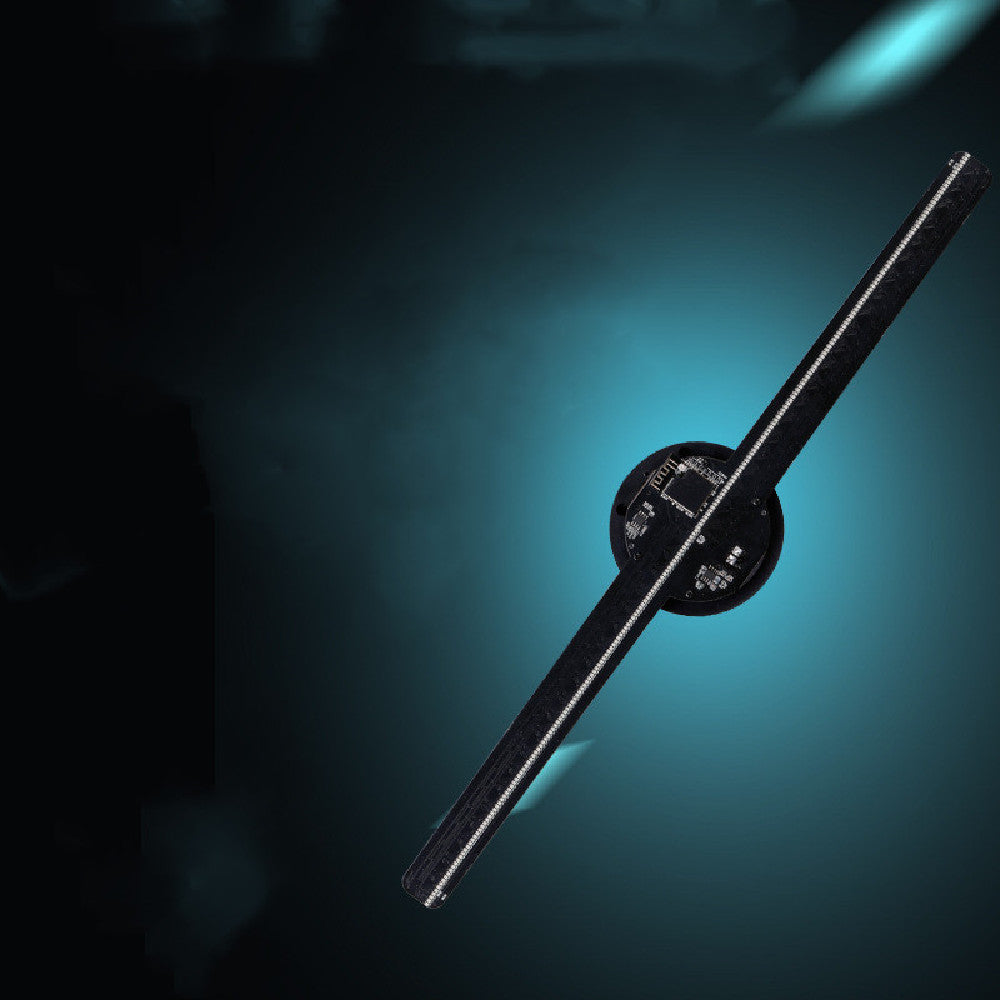 Ferron Holographic 3D LED Fan — Floating Image Display