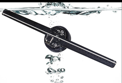 Ferron Holographic 3D LED Fan — Floating Image Display