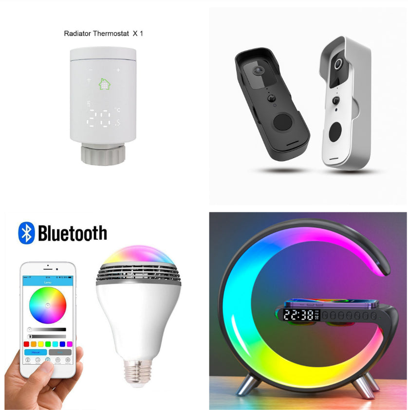 Ferron Arc Station — RGB Lamp, Bluetooth Speaker & Wireless Charge