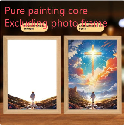 Ferron Glory Glow Art — LED Jesus Light Painting Wall Decor