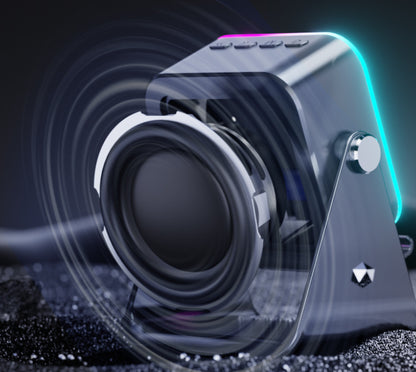 Ferron Induction Speaker — 5-in-1 Wireless Speaker, Phone Stand & RGB Mood Light