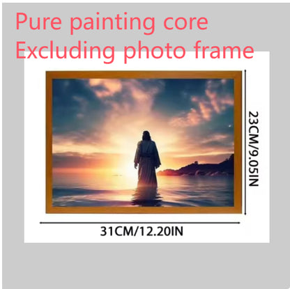 Ferron Glory Glow Art — LED Jesus Light Painting Wall Decor