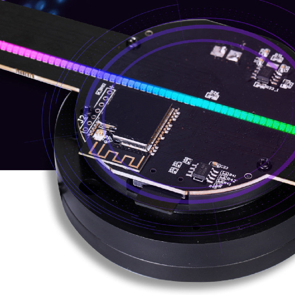 Ferron Holographic 3D LED Fan — Floating Image Display