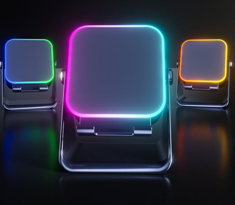 Ferron Induction Speaker — 5-in-1 Wireless Speaker, Phone Stand & RGB Mood Light