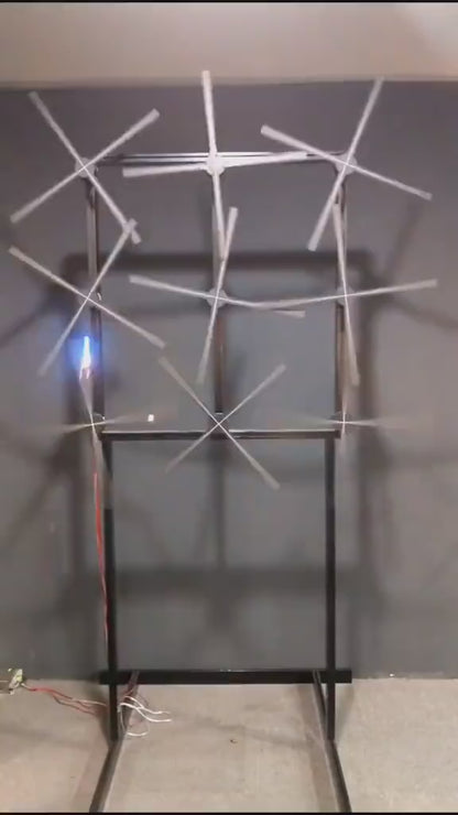 3d holographic fan display